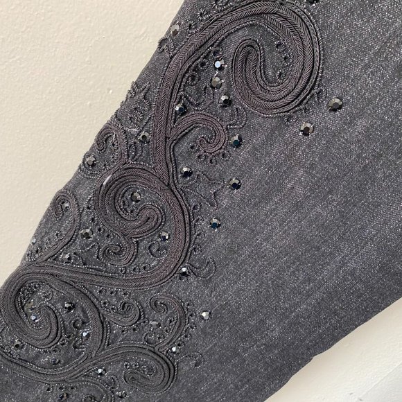 EUC Lauren by Ralph Lauren Premium Jeans Embellished Classic Straight - Picture 6 of 13